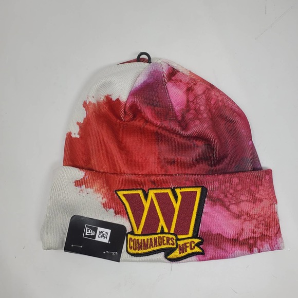 NEW New Era 2022 Sideline Ink Dye Cuffed Knit Hat - Washington Commanders - Picture 1 of 5
